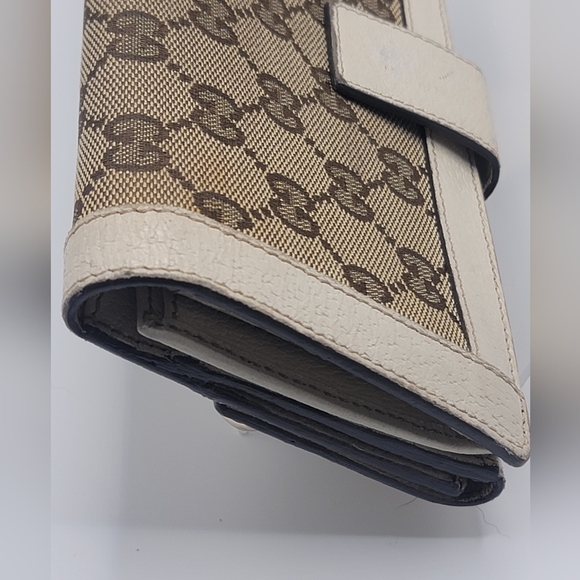 GUCCI GG CANVAS CHARMY CONTINENTAL WALLET - Picture 7 of 13